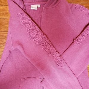 Girls Hooded Zipper Jacket Hoodie Size 12 Mudd